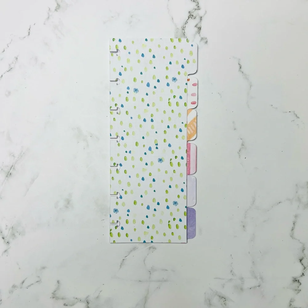 Skinny mini planner weekly layout tropical plants flowers plant lover stickers